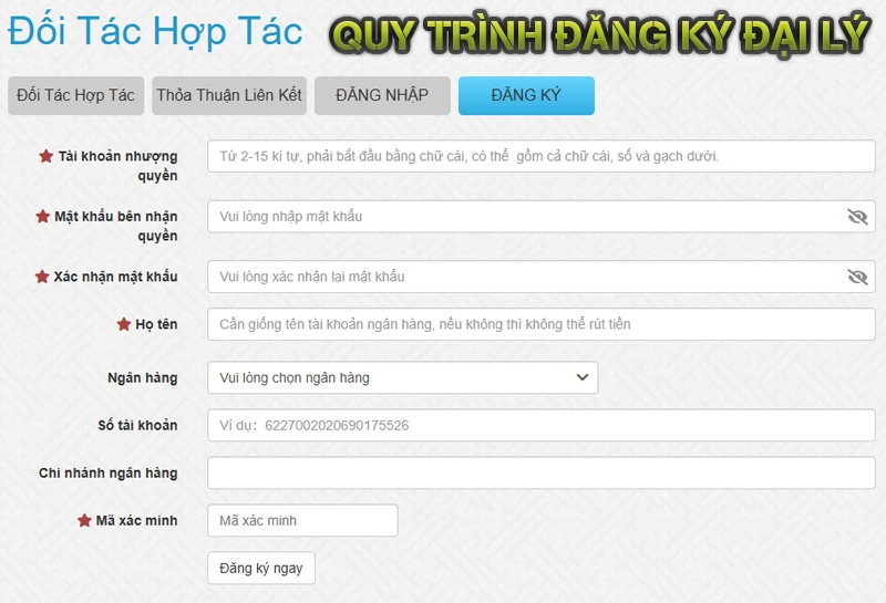 Đại Lý KUWIN 12 Quy Trình Đăng Ký Đại Lý